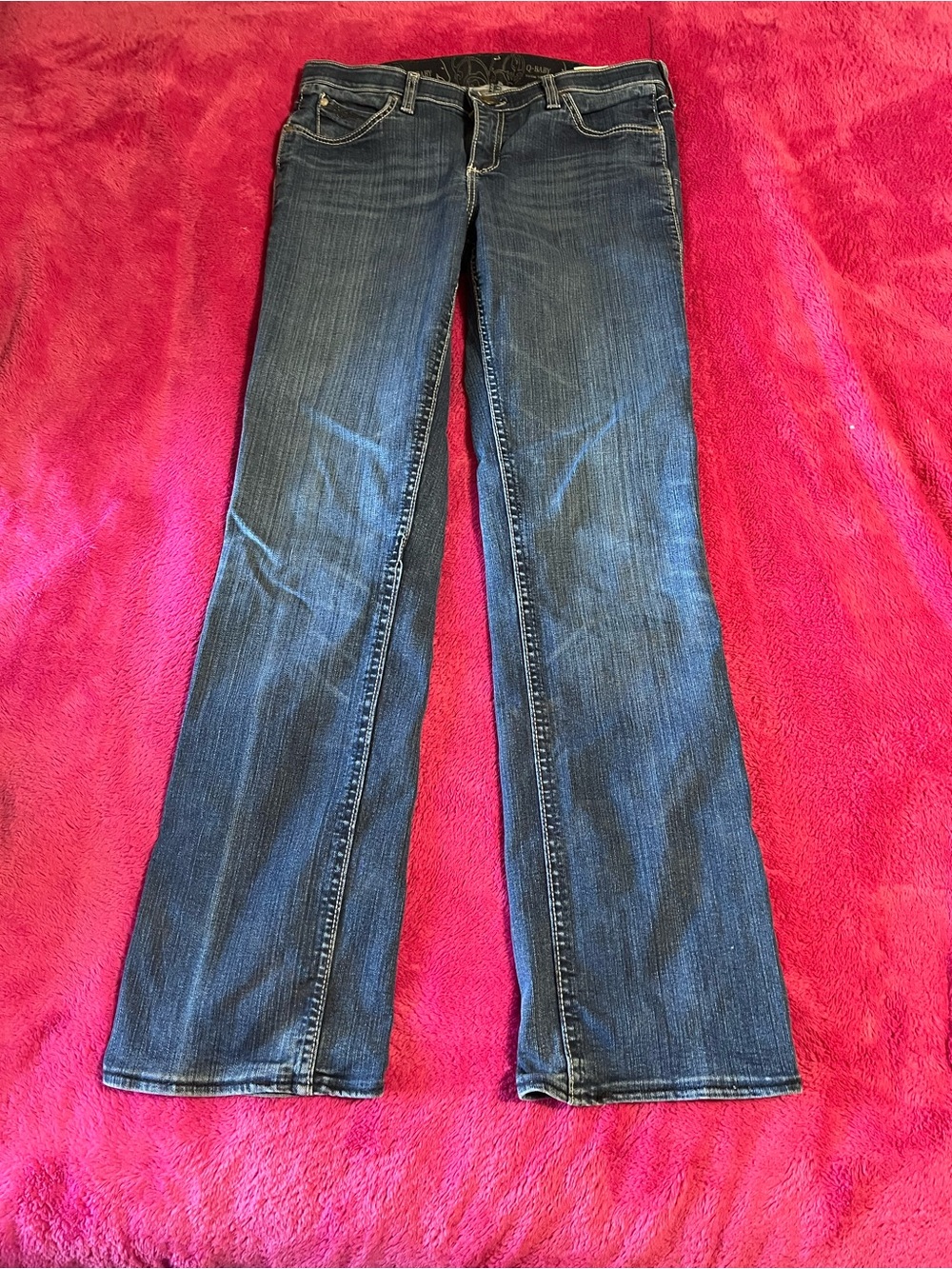 Wrangler Women's Dark Blue Flare Jeans